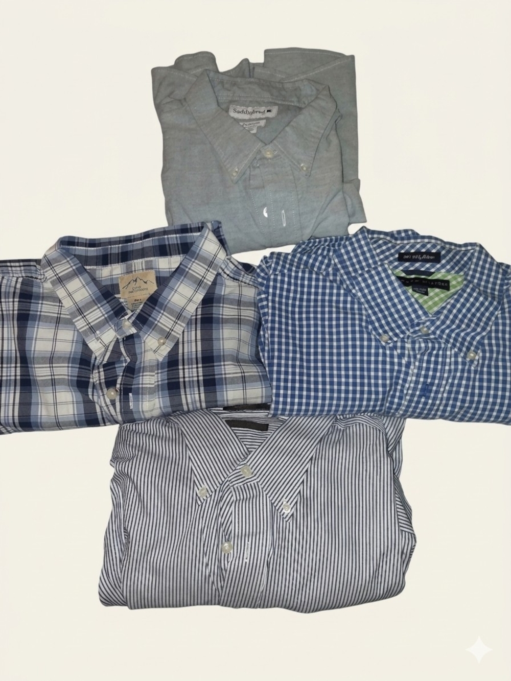 Men's Button-Down Shirt- Classic Dress Shirt Lot
